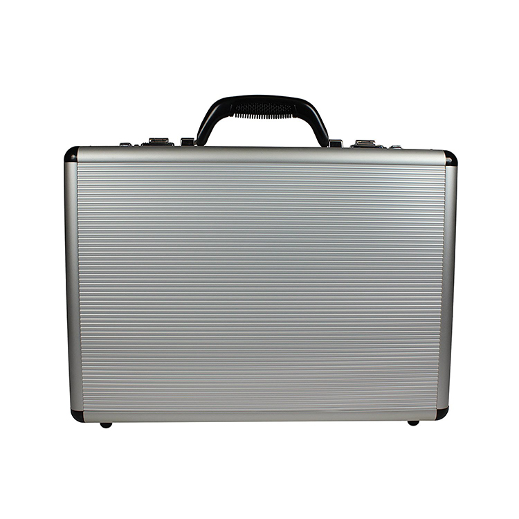 Traveler Aluminum 4-Inch-Wide Attache Briefcase, Silver, One Size