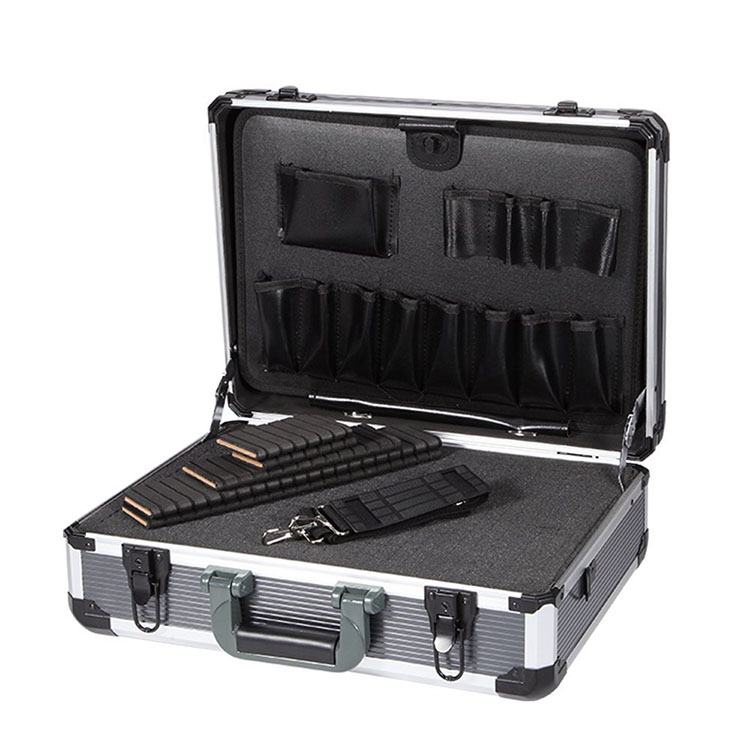 Aluminum Hard Tool Box Case Portable Carrying Case Briefcase Flight Cases