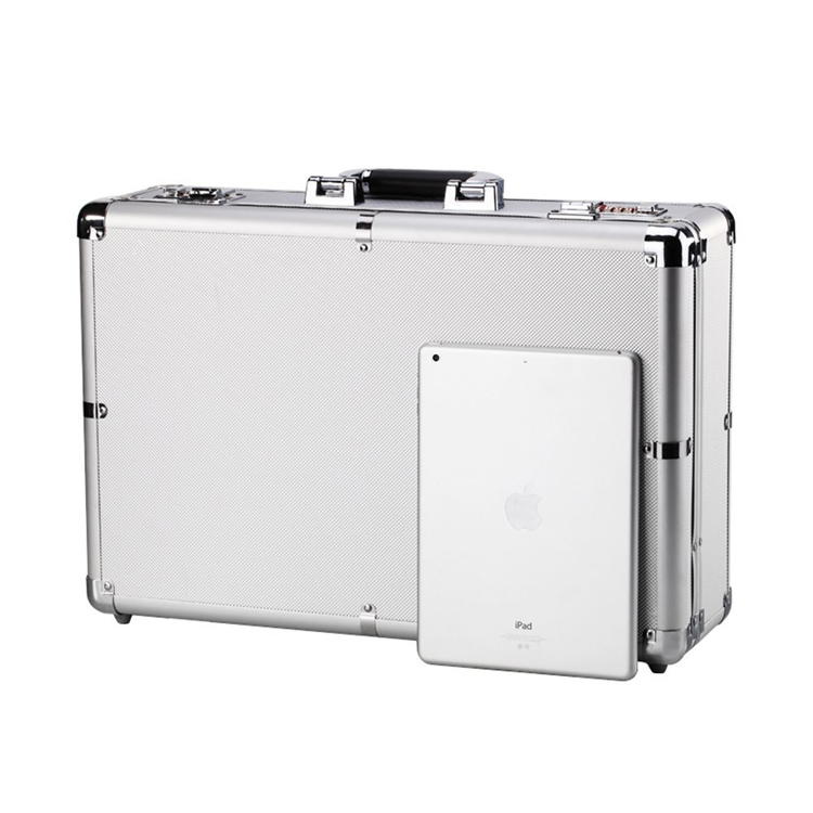 Aluminum brief case Tool case with coded lock safe and protective case