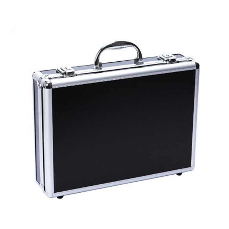 Aluminum tool case black/silver color high quality aluminum case