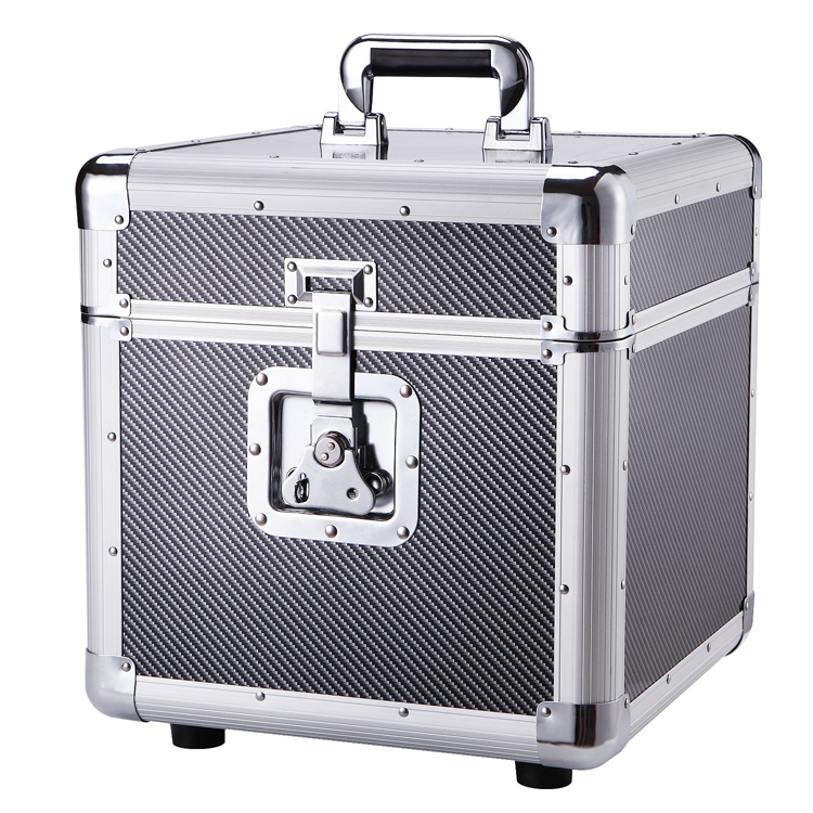 100LP record case aluminum case high quality vinyl record 12''LP aluminum case