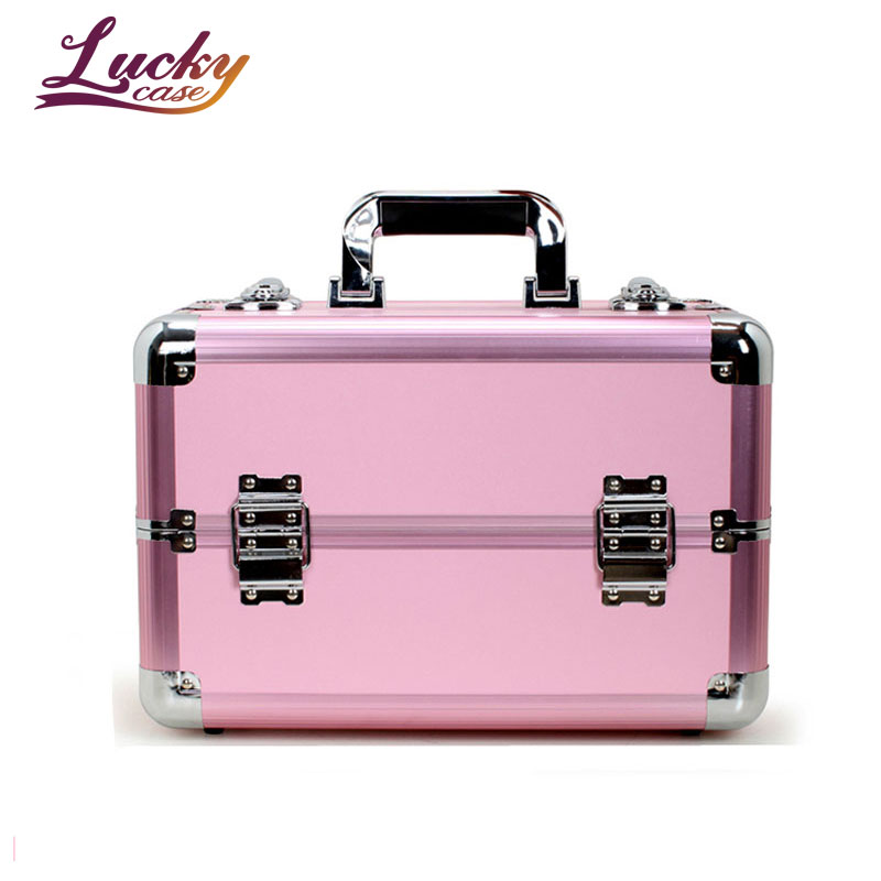  Professional Makeup Artist  Carry  Case With Adjustable Tray and Dividers