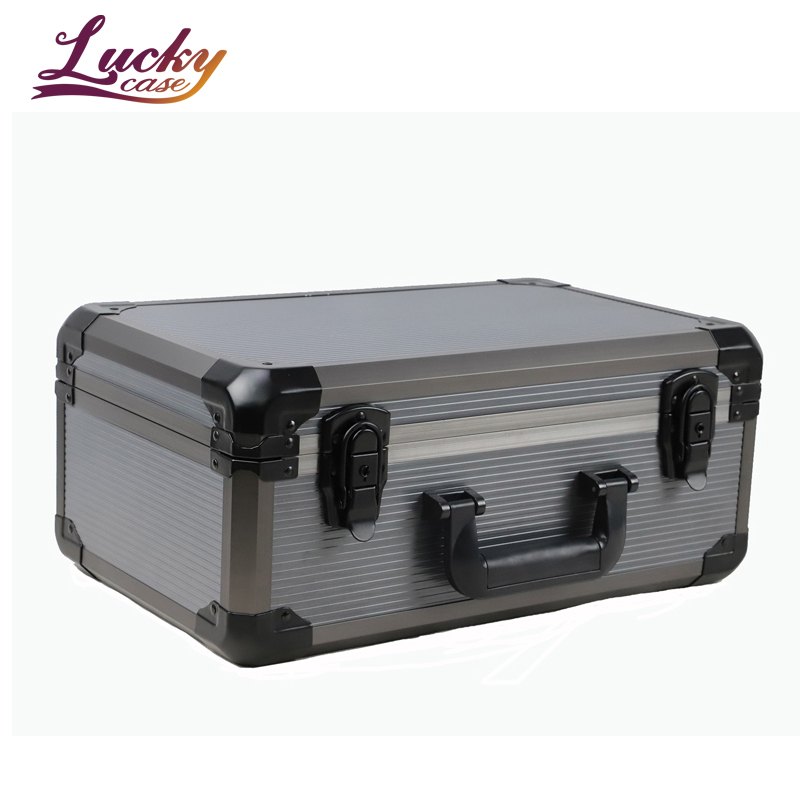 New Custom Large Aluminum Carrying Case Tools Equipment Aluminum Kit with Foa