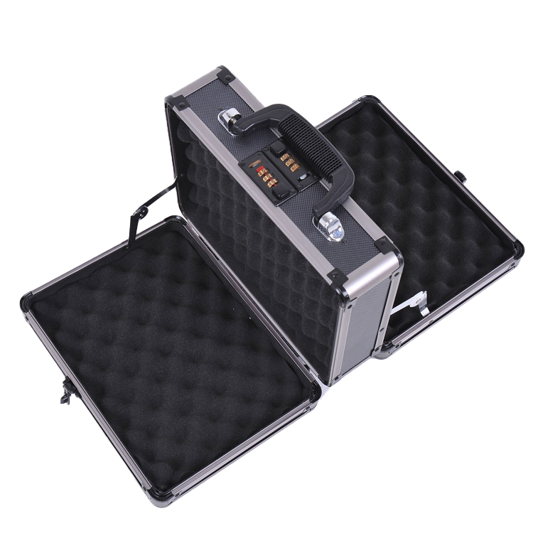  Aluminum Locking Handgun Box Gun Case Pistol Hard Carry Foam Storage