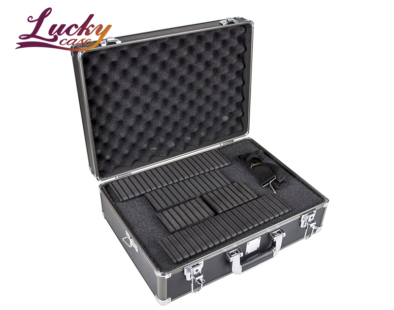 Aluminum Cases Suitcase Customizable DIY Foam Hard Tool Travel Case Metal Tool