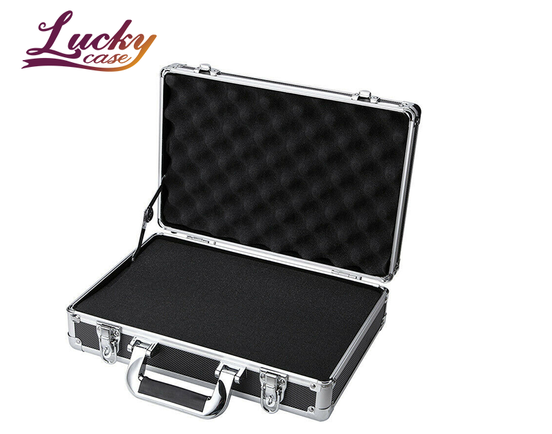 Aluminum Business Case with DIY Foam High Quality Metal Briefcase