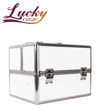 Cosmetic Cases Makeup Storage Organizer Box With Lock And Compartments