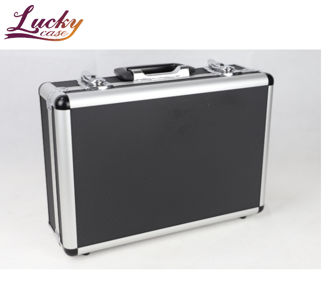 Aluminum Tool Case Hard Briefcase Portable Storage Box With Lock High Quality