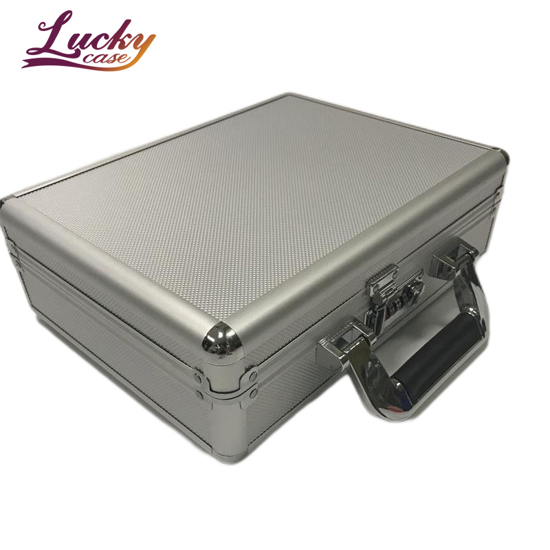 Aluminum Safety Lock Shortgun Carry Case Handgun Pistol Revolver Box Storage Kit