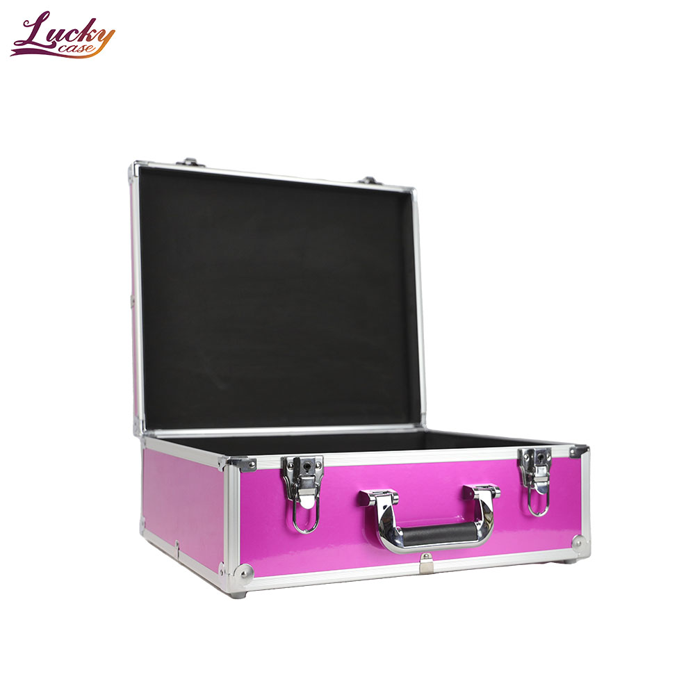 Pink Aluminum Tool Case Storage Box Factory Aluminum Hard Case